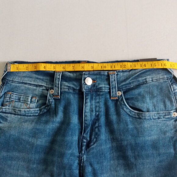 True Religion Geno Slim ink blue jeans size 33 x 34 New with Tags - Picture 6 of 9